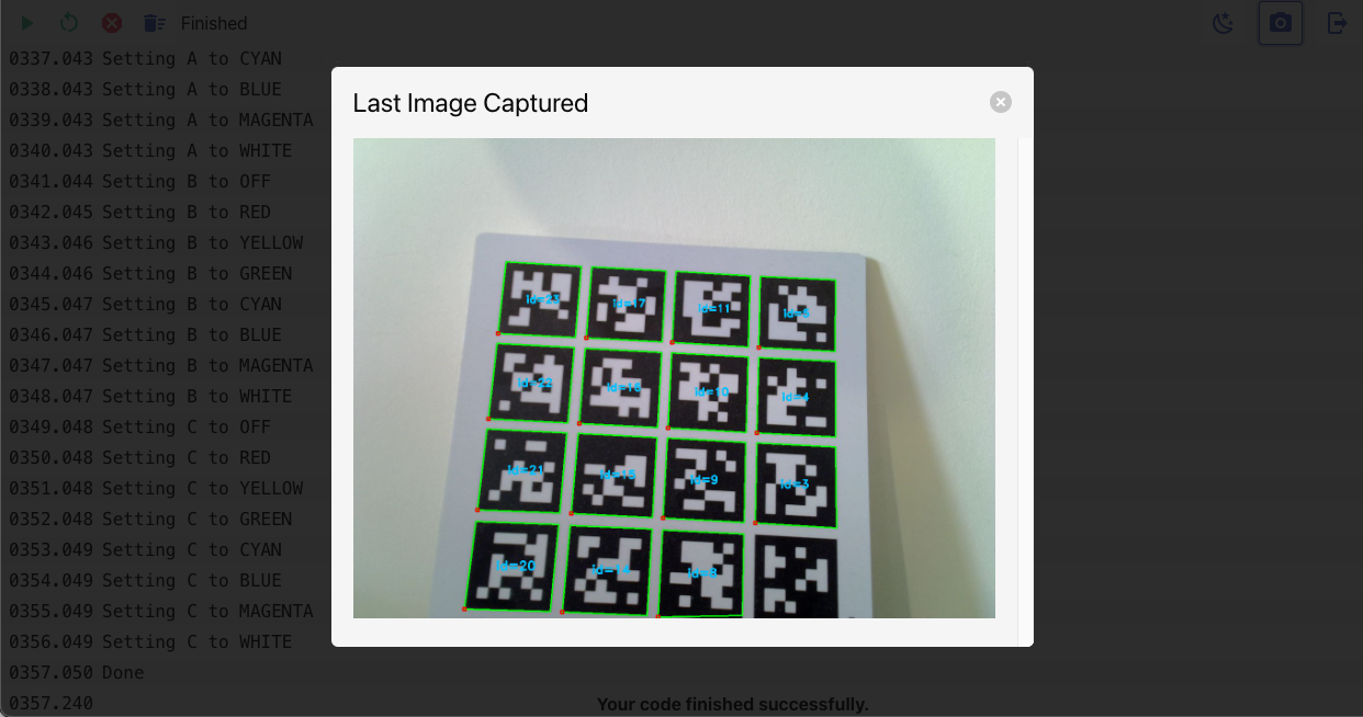 Viewing Camera Image